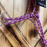 Steele Halter with Lead Rope - Red/White/Blue