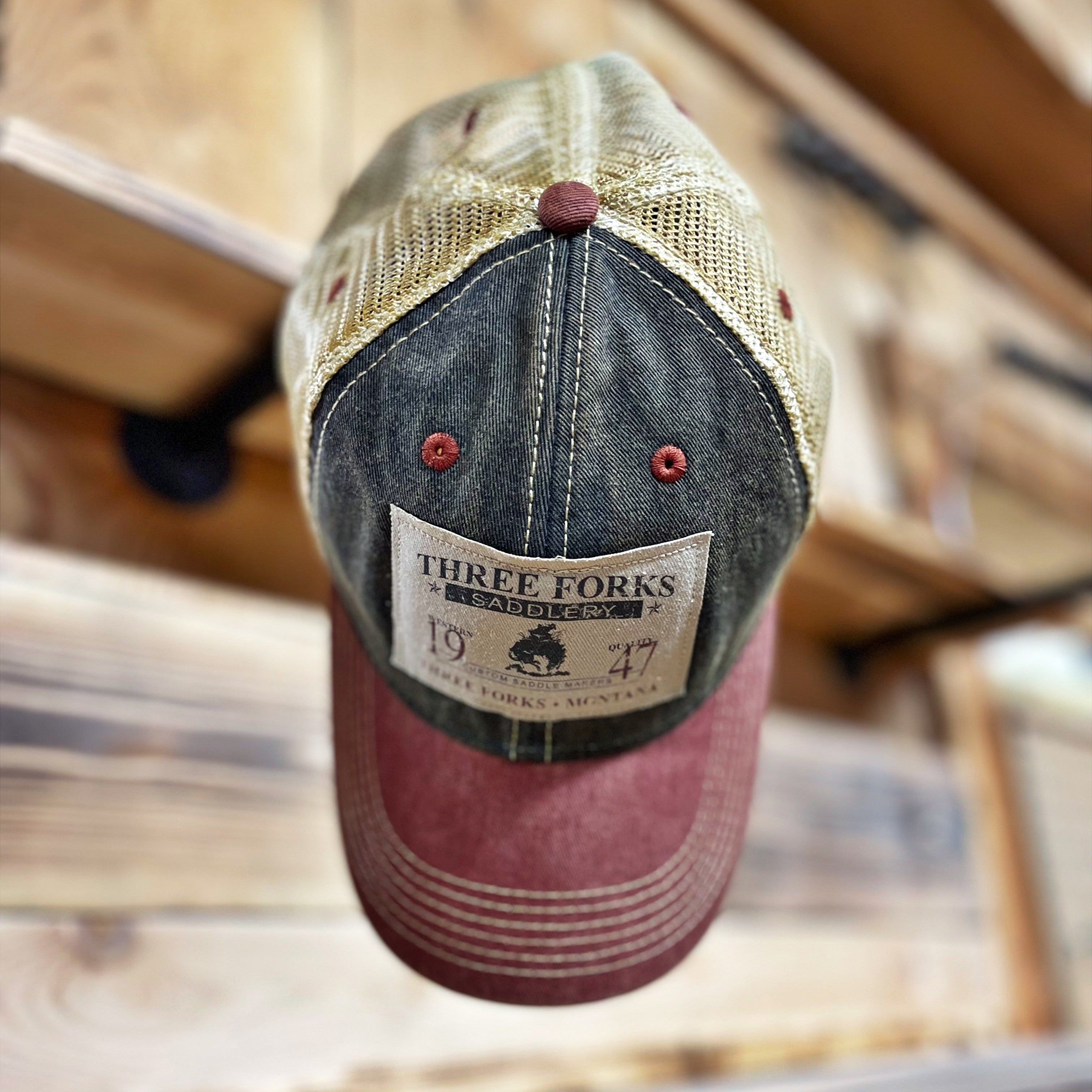 【fa.er.ie】trucker cap Three Forks Saddlery | Ball Cap | Black