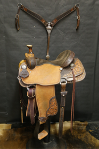 14 1/2" Baseline Series Three Forks Roper Saddle ($3495)