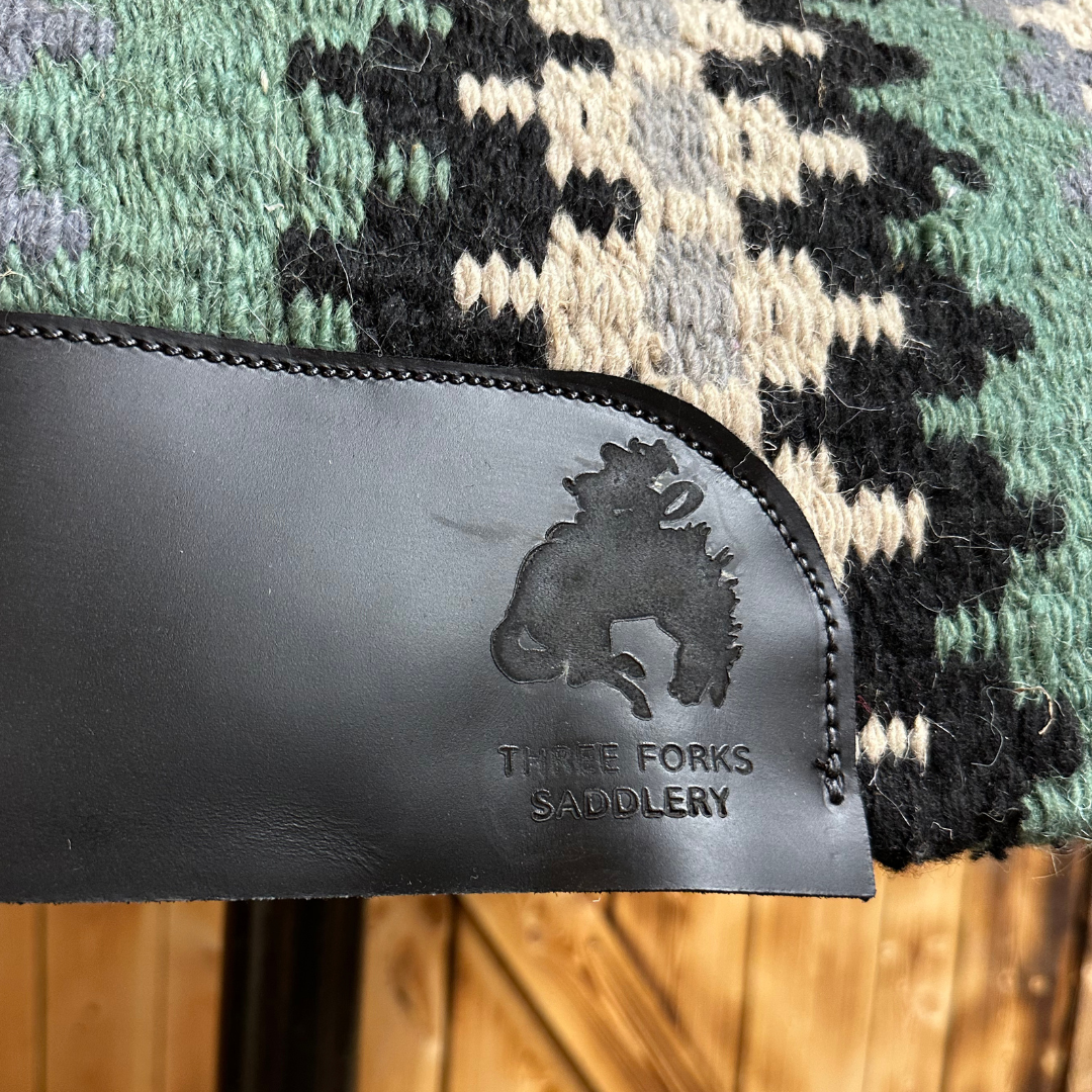 Green, Black, Blue; Black Blanket Pad