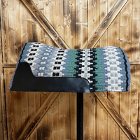 Green, Black, Blue; Black Blanket Pad