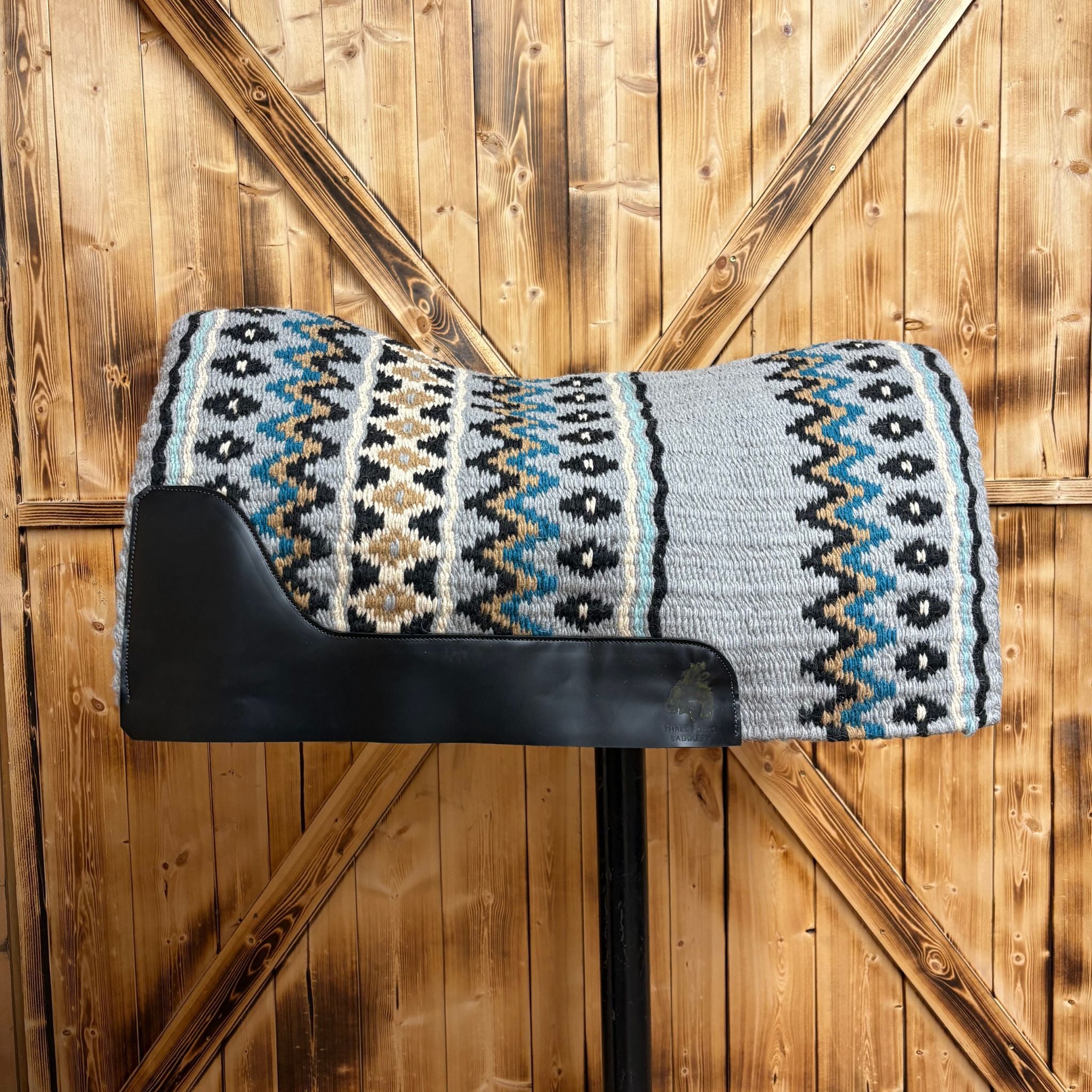 Blanket Top Pad (Grey, Ocean, Blue)