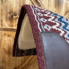 Burgundy Navy Blanket Pad