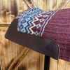 Burgundy Navy Blanket Pad