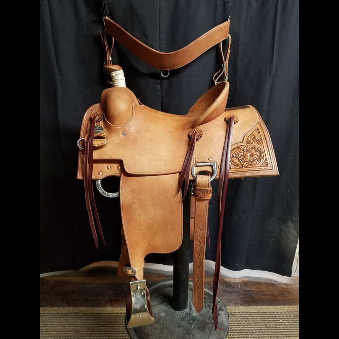 Three Forks Ultimate Roper Saddle 9. ($4650)