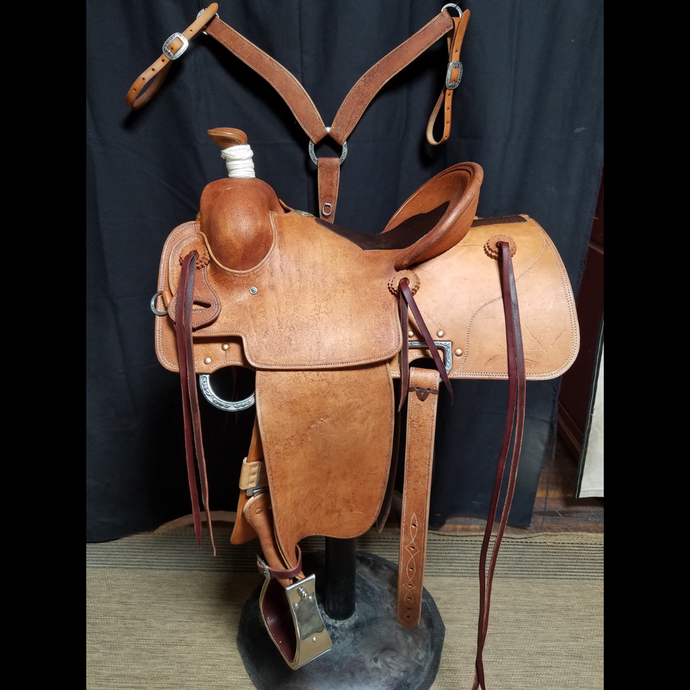 Three Forks Ultimate Roper Saddle 8. ($4350)