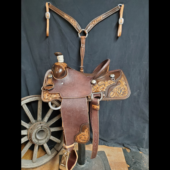 Three Forks Ultimate Roper Saddle 6. ($5600)