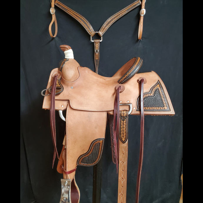 Three Forks Ultimate Roper Saddle 5. ($4650)
