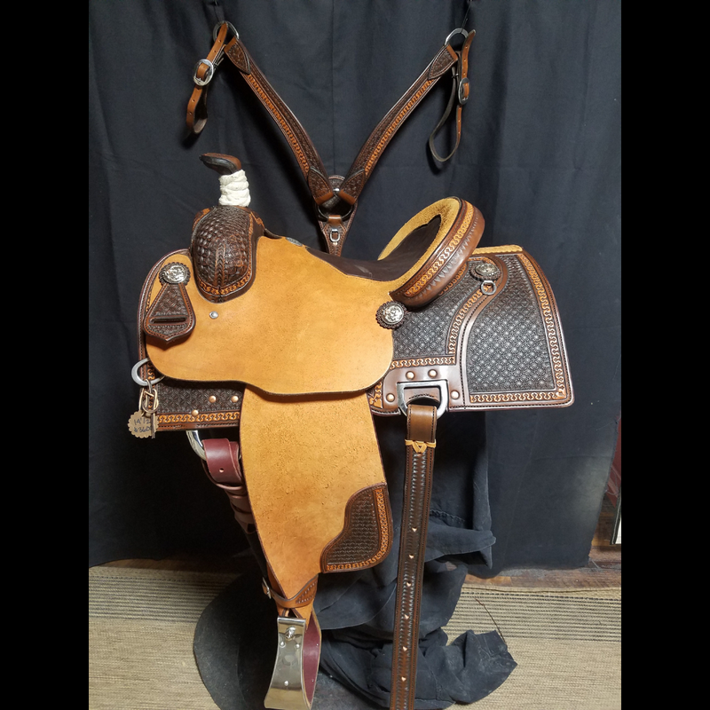 Three Forks Roper Saddle 3. ($4100)