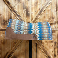 Blanket Top Pad (Blue, Tan, Cream)