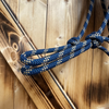 Steele Halter with Lead Rope - Navy/Tan