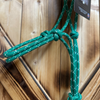 Steele Halter with Lead Rope - Green/White