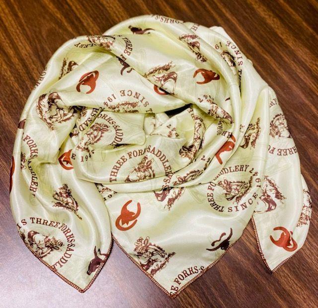 Three Forks Saddlery Scarf, Gold