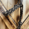 Steele Halter with Lead Rope - Brown/Tan Stripe
