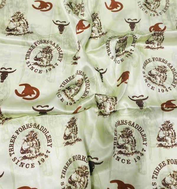 Three Forks Saddlery Scarf, Gold