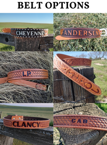 Custom Belt Order Form