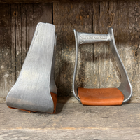 Straight Time Stirrups Roper 4" Aluminum