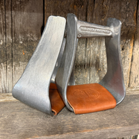 Straight Time Stirrups Roper 4" Aluminum
