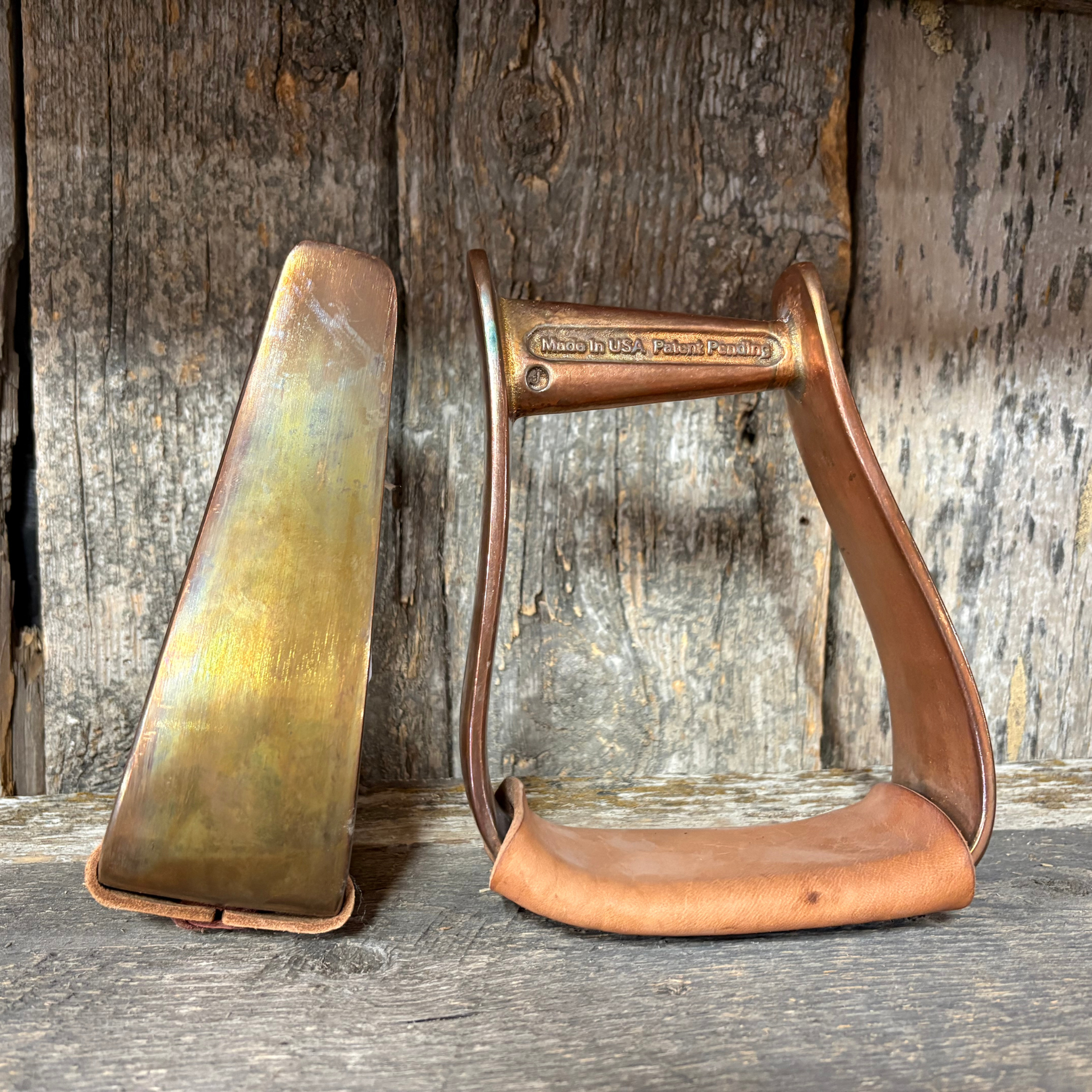 Straight Time Stirrups Jr. Roper Copper
