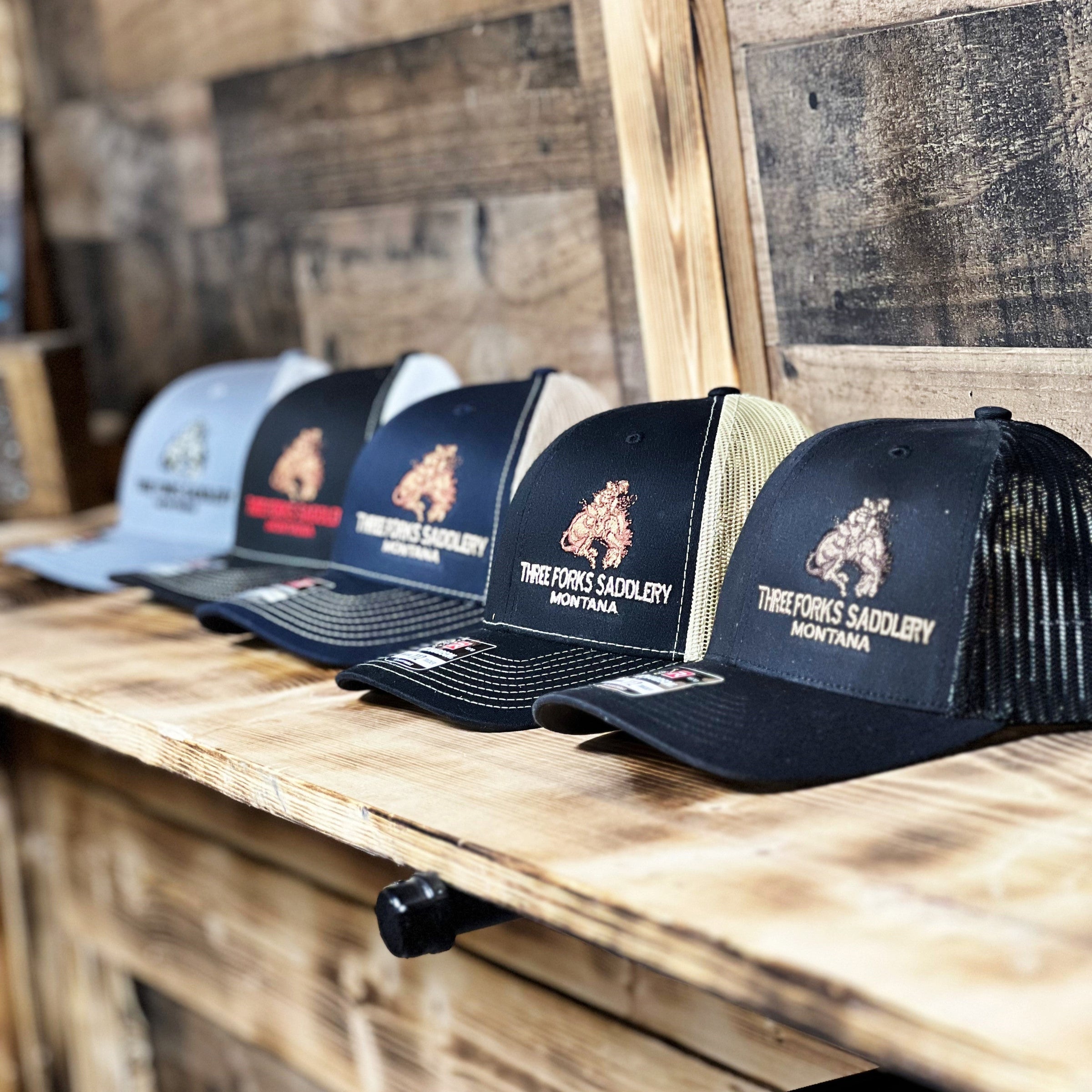 Three Forks Saddlery Ball Caps