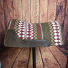 Three Forks Saddlery Blanket Top Pad | Chocolate/Red