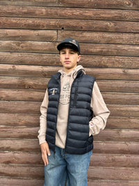 Men's Three Forks Saddlery Vest in Black