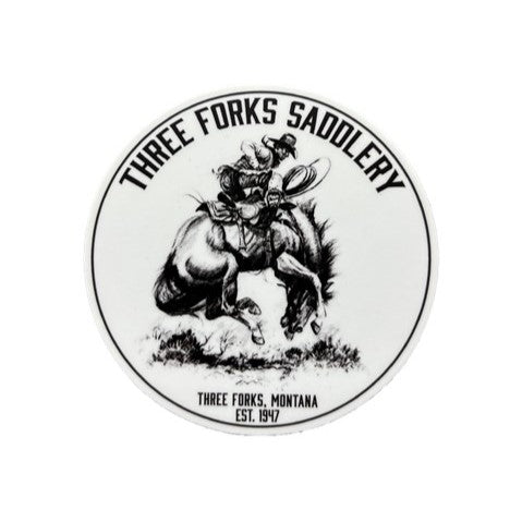 Three Forks Saddlery Sticker