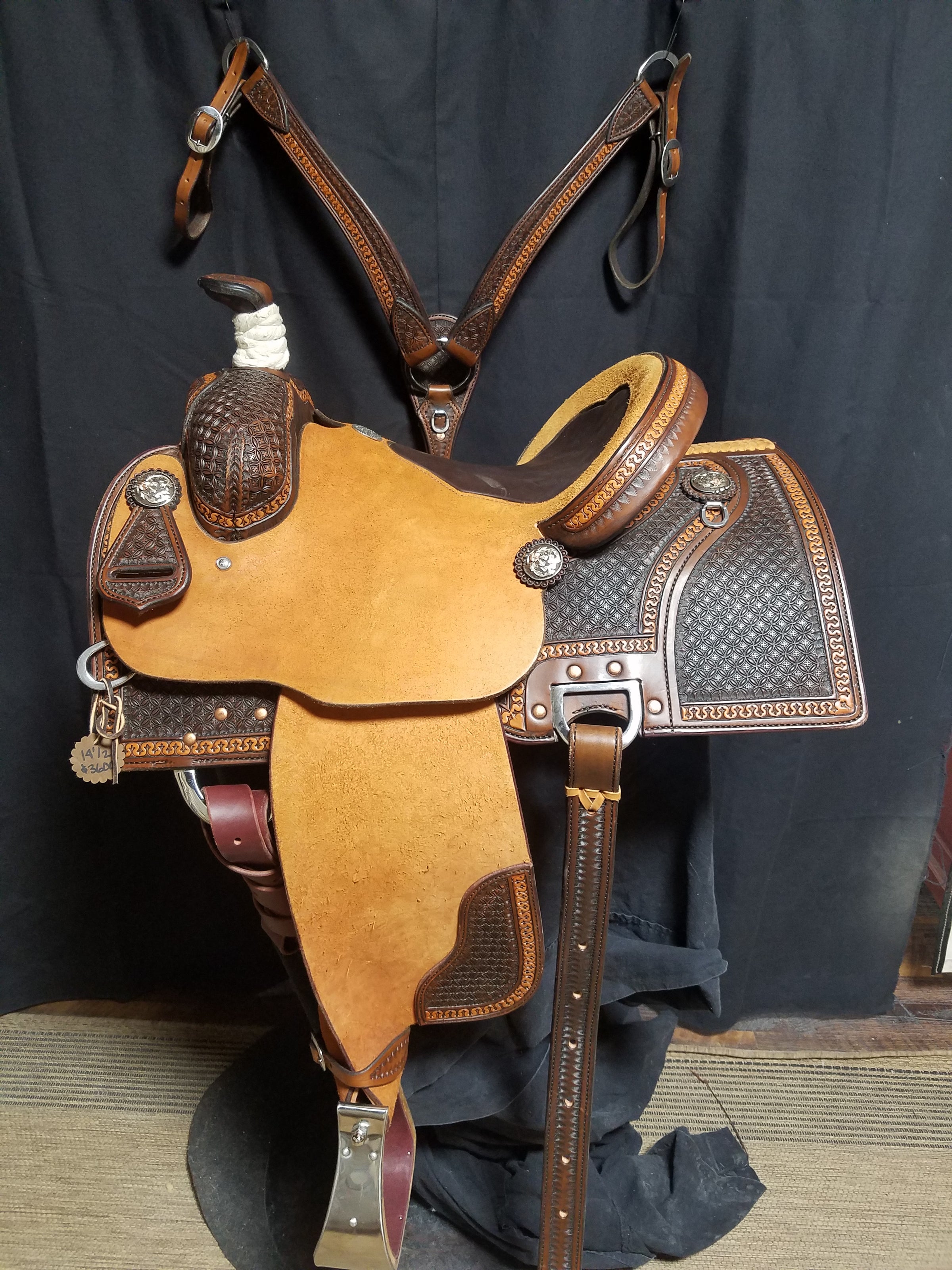 Three Forks Roper Saddle 3. ($4100)