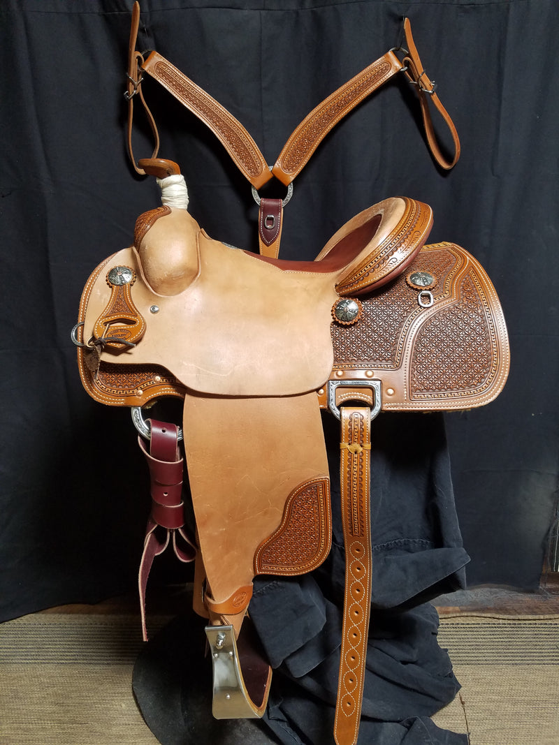 Three Forks Roper Saddle 2. ($4100)