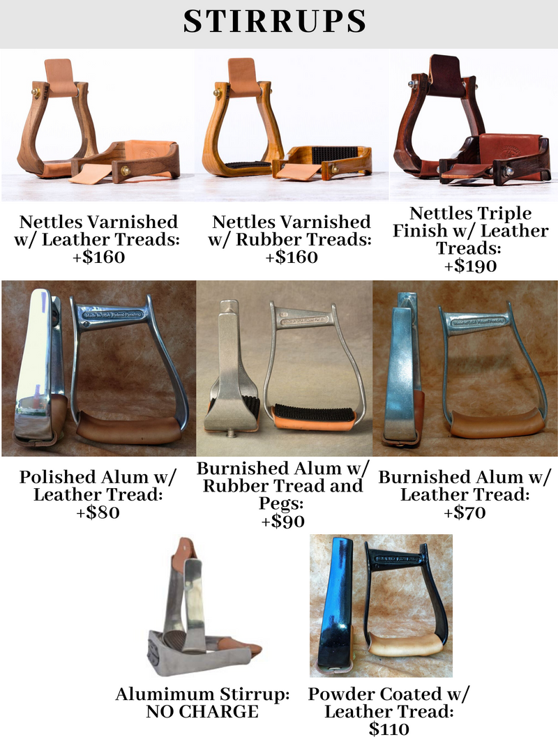 Merrill Barrel Saddle 14 (Base price + $310)