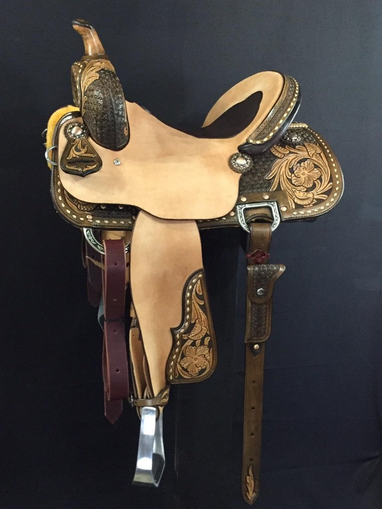 Sue Smith Barrel Saddle 8 Western Saddle
