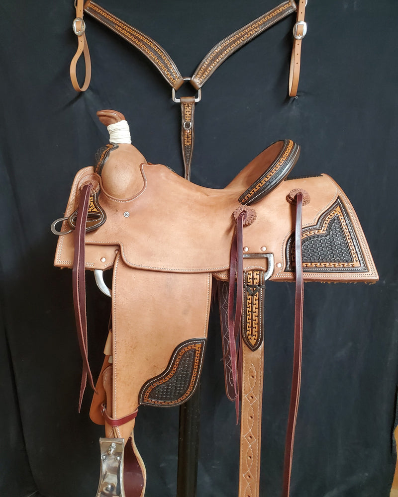 Three Forks Ultimate Roper Saddle 5. ($4650)