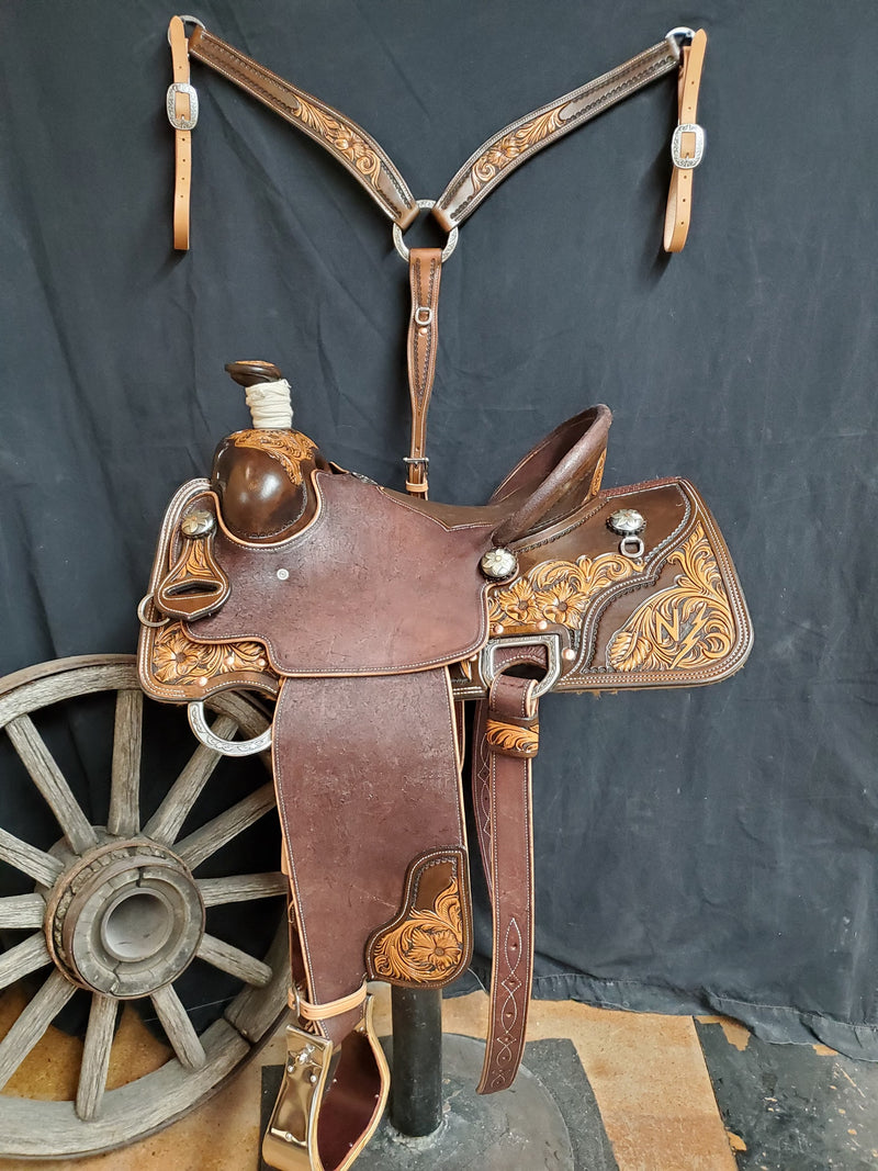 Three Forks Ultimate Roper Saddle 6. ($5600)